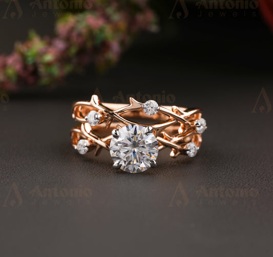 1CT Dainty Twig Engagement Set