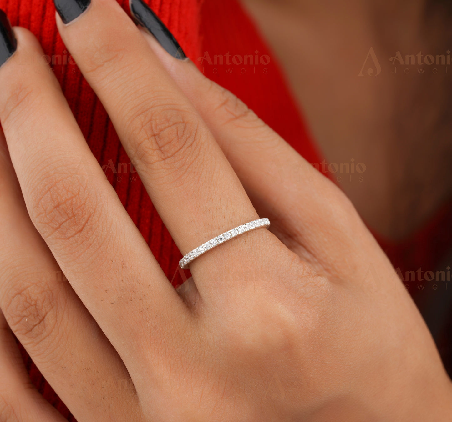 Dainty Wedding Band for her