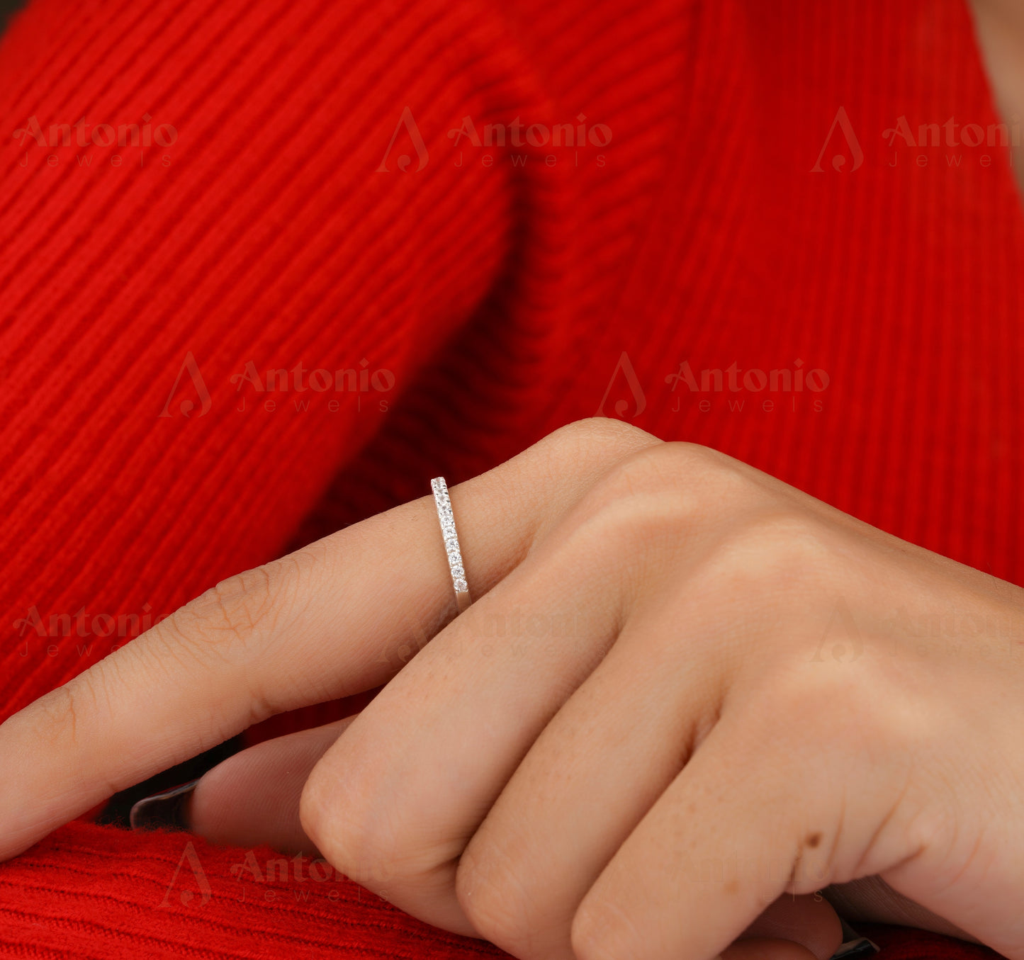Dainty Wedding Band for her