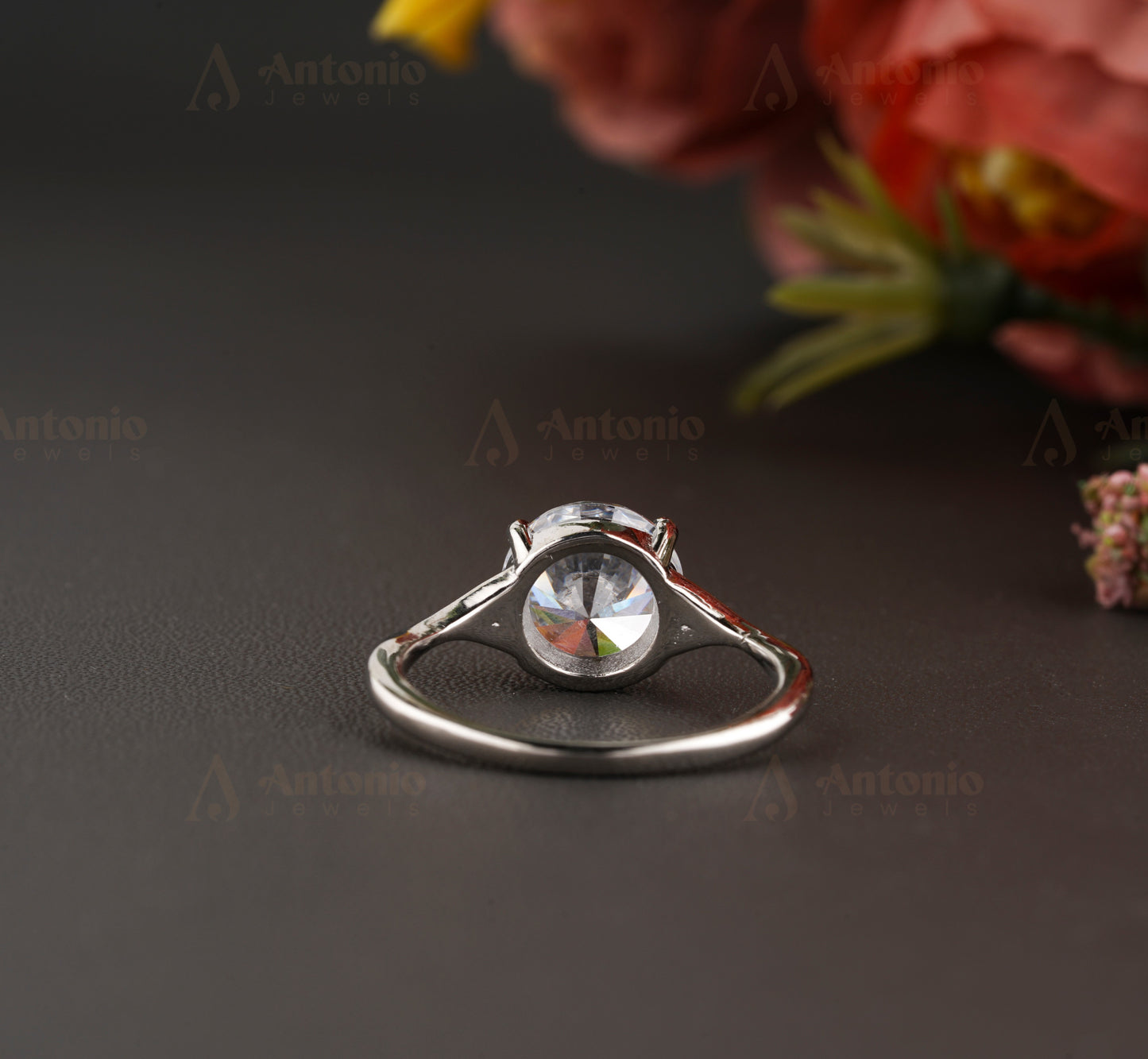 Classic Round Solitaire engagement ring