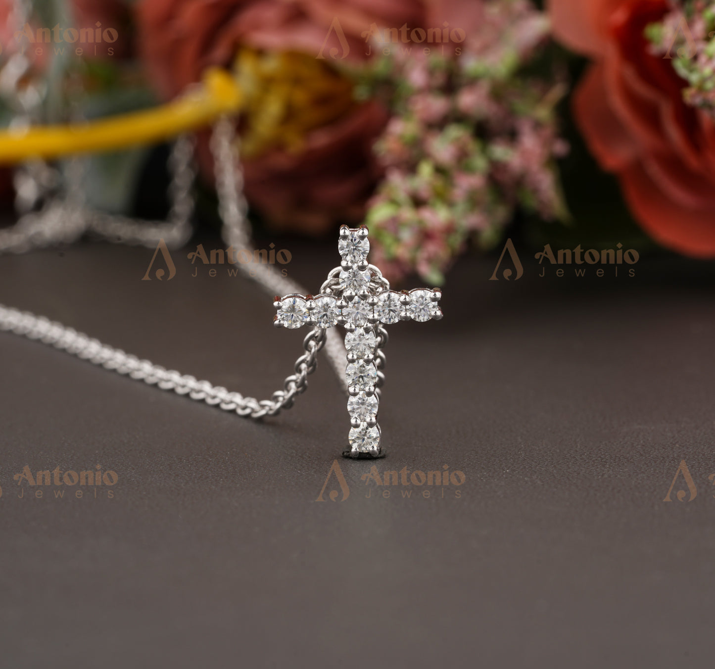 Cross Diamond Necklace