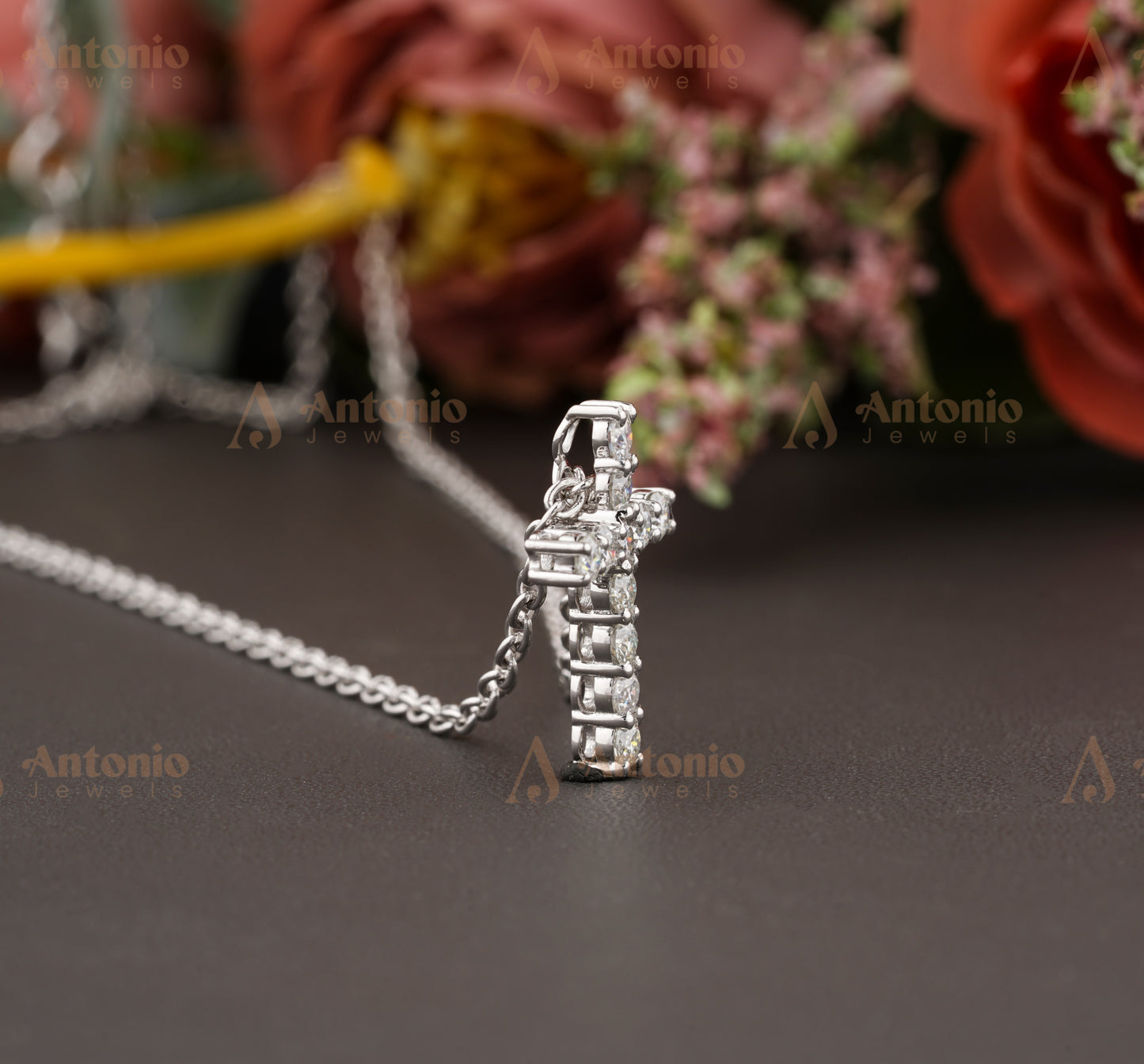 Cross Diamond Necklace