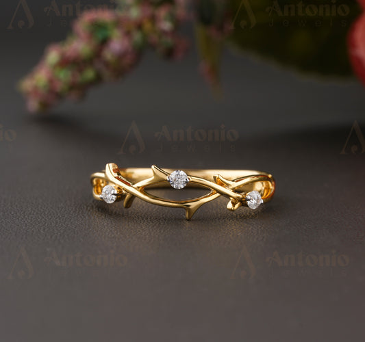 Twig Wedding Band