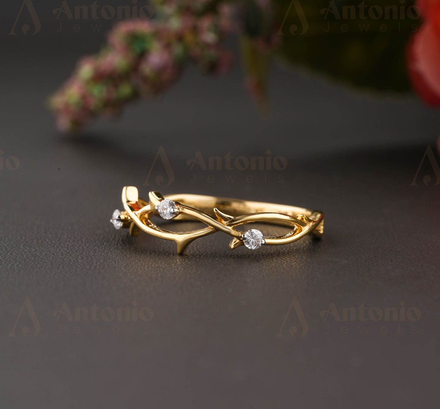 Twig Wedding Band