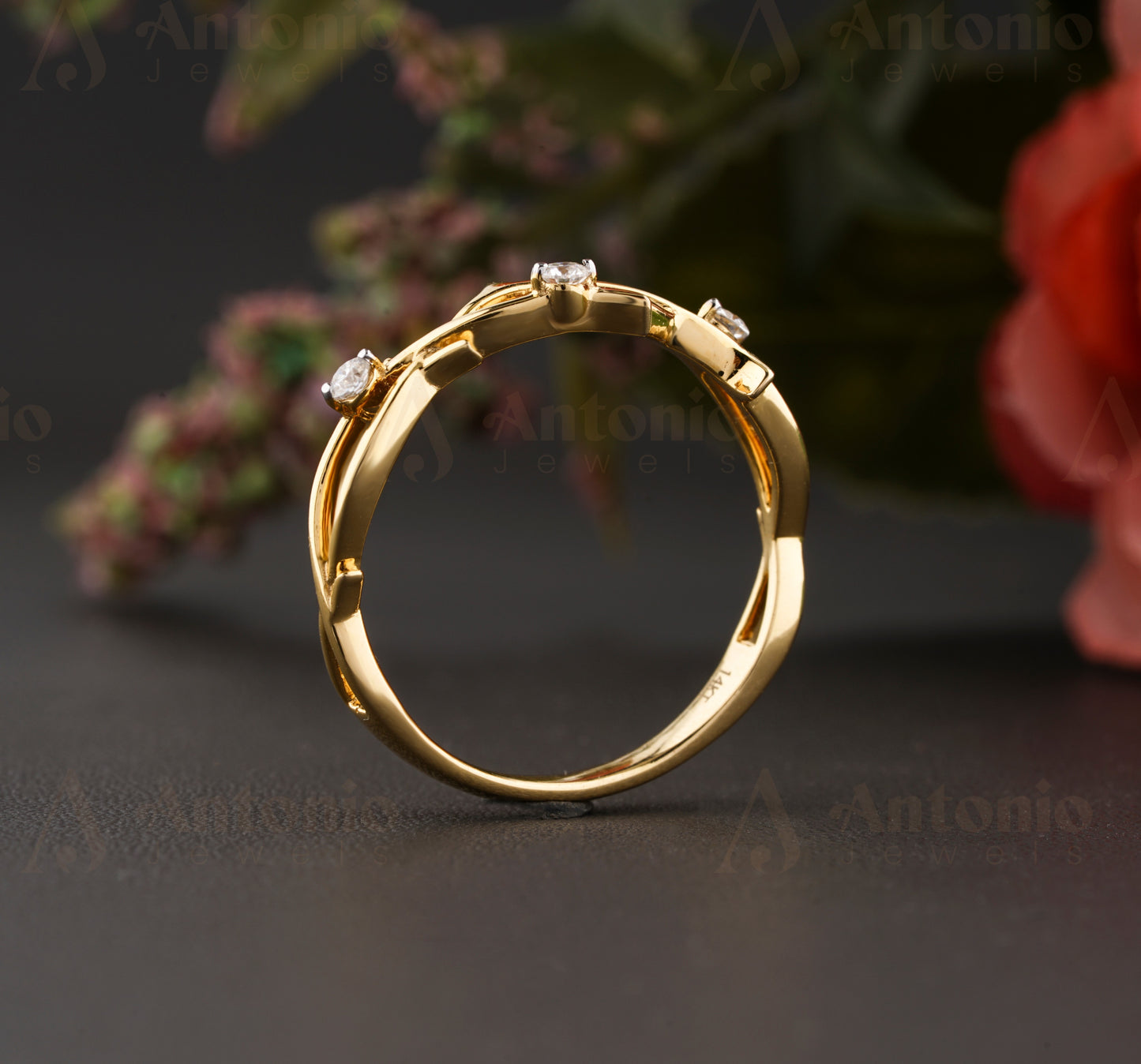 Twig Wedding Band