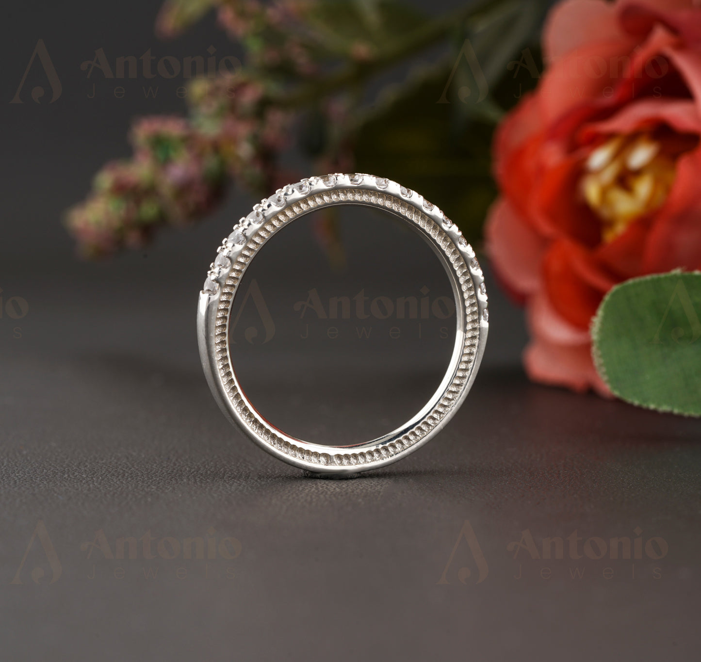 14K Gold Eternity Ring for Women