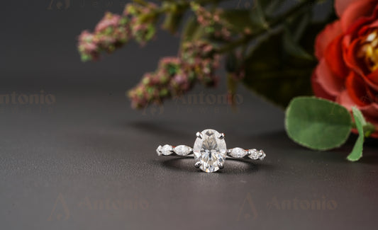 Oval Promise Ring