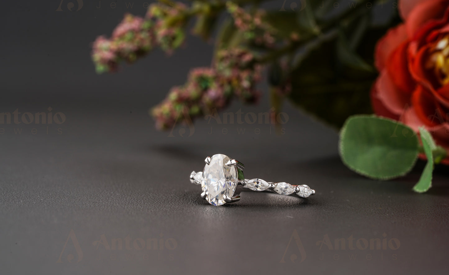 Oval Promise Ring