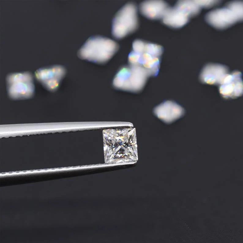 Certified Loose Moissanite D/VVS1 Princess Cut - GRA Certification - Wholesale Pricing from Star Fire