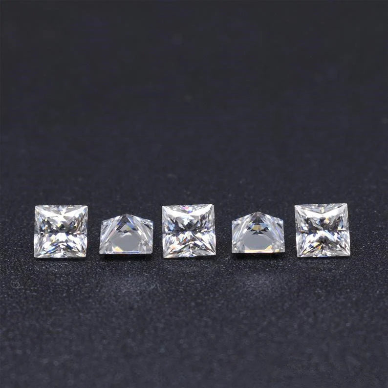 Certified Loose Moissanite D/VVS1 Princess Cut - GRA Certification - Wholesale Pricing from Star Fire