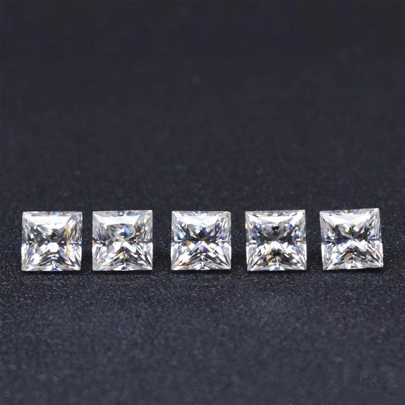 Certified Loose Moissanite D/VVS1 Princess Cut - GRA Certification - Wholesale Pricing from Star Fire