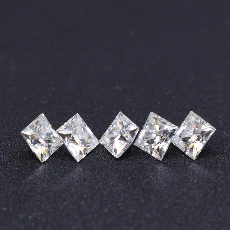 Certified Loose Moissanite D/VVS1 Princess Cut - GRA Certification - Wholesale Pricing from Star Fire