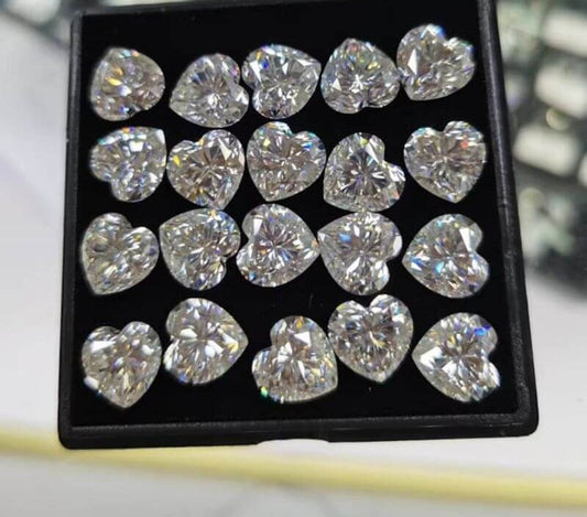 Heart Excellent Cut Loose Moissanite