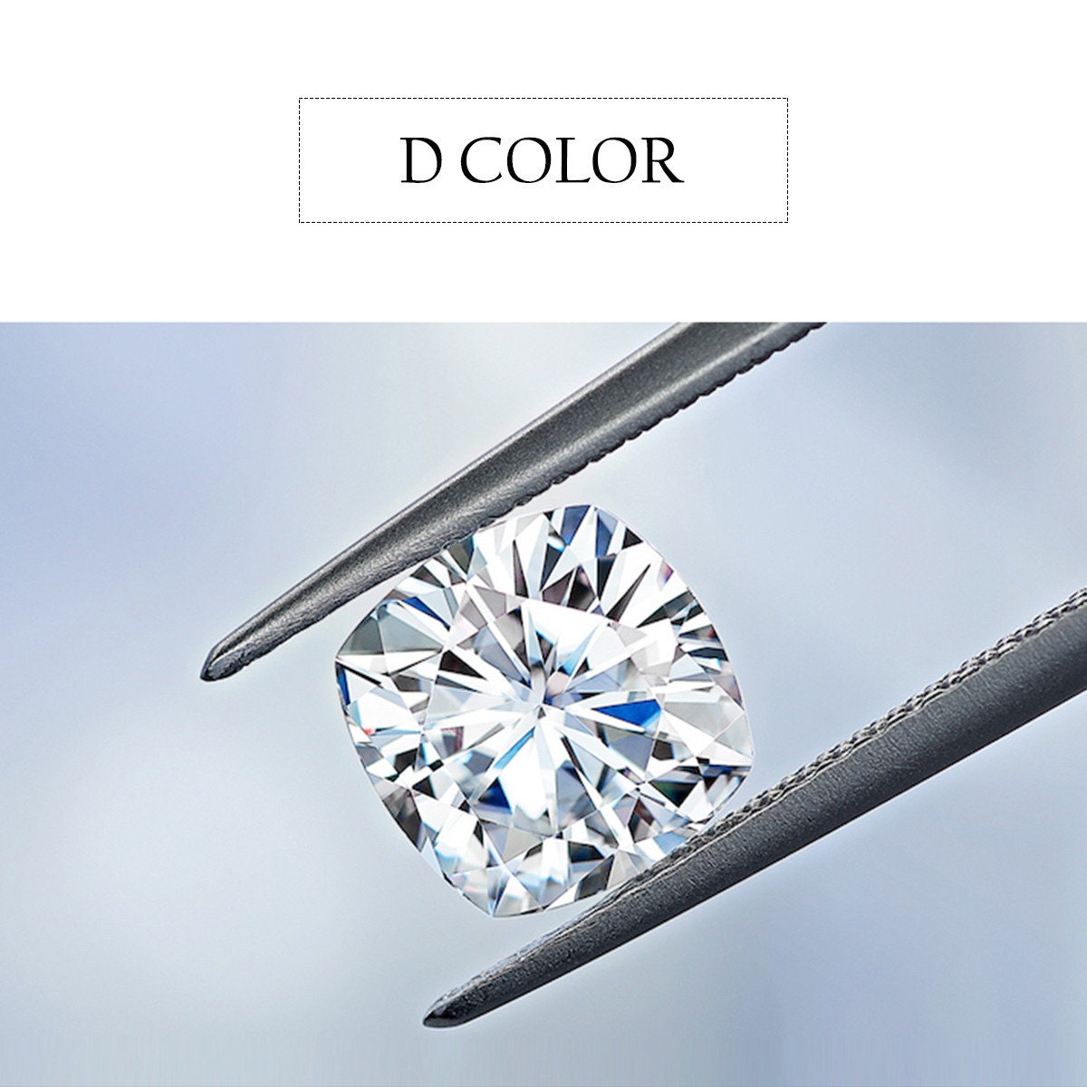 Cushion Cut Loose Moissanite Diamond