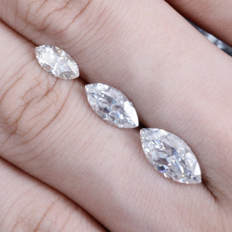Marquise Cut Moissanite Diamond