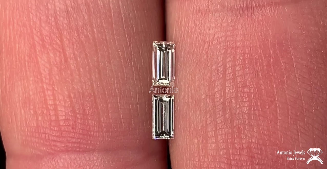 Loose Baguette Moissanite D Color