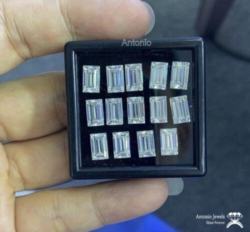 Loose Baguette Moissanite D Color