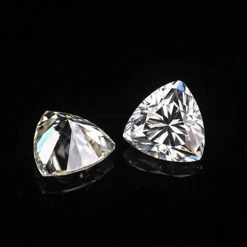 D Color Trillion Loose Moissanite