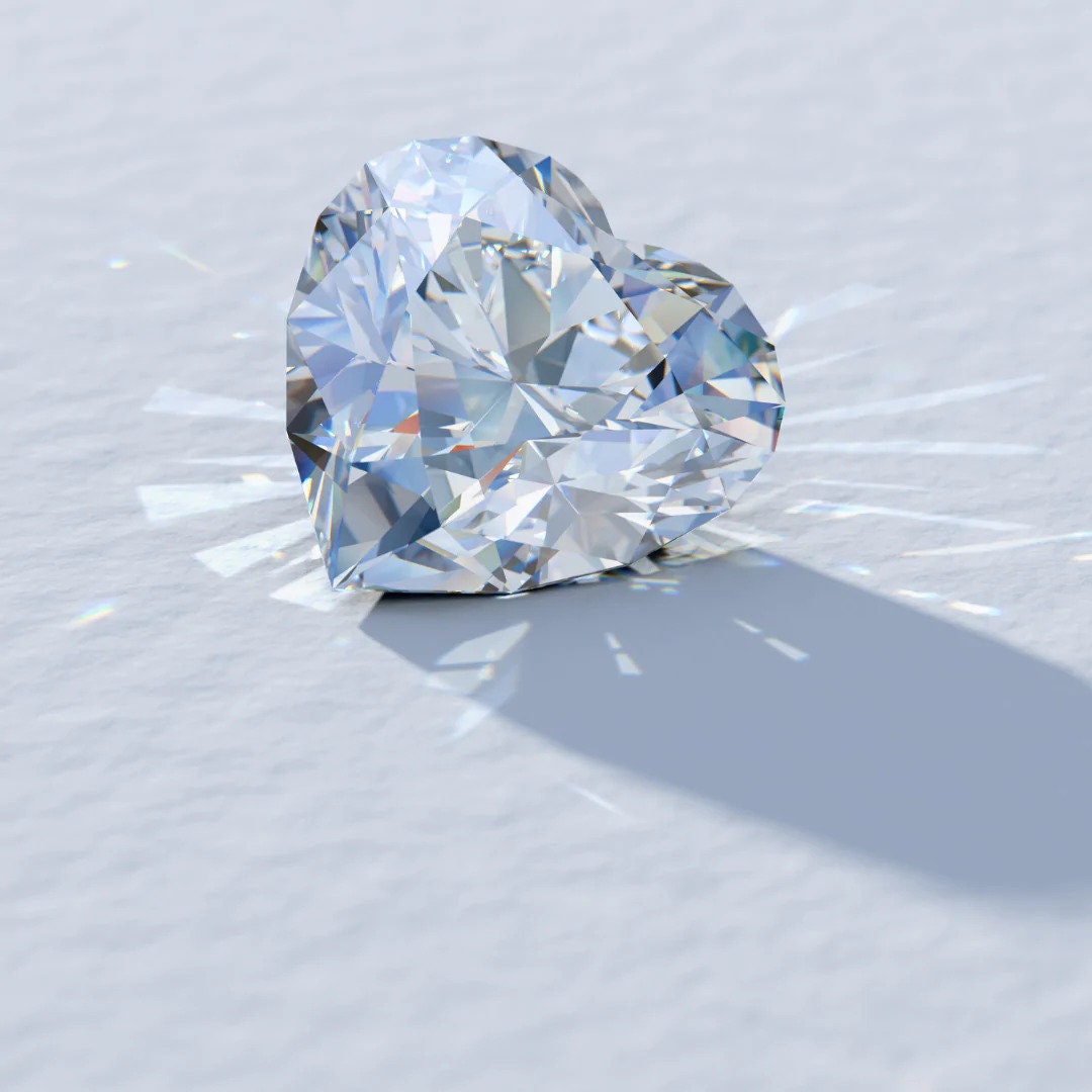 Heart Excellent Cut Loose Moissanite