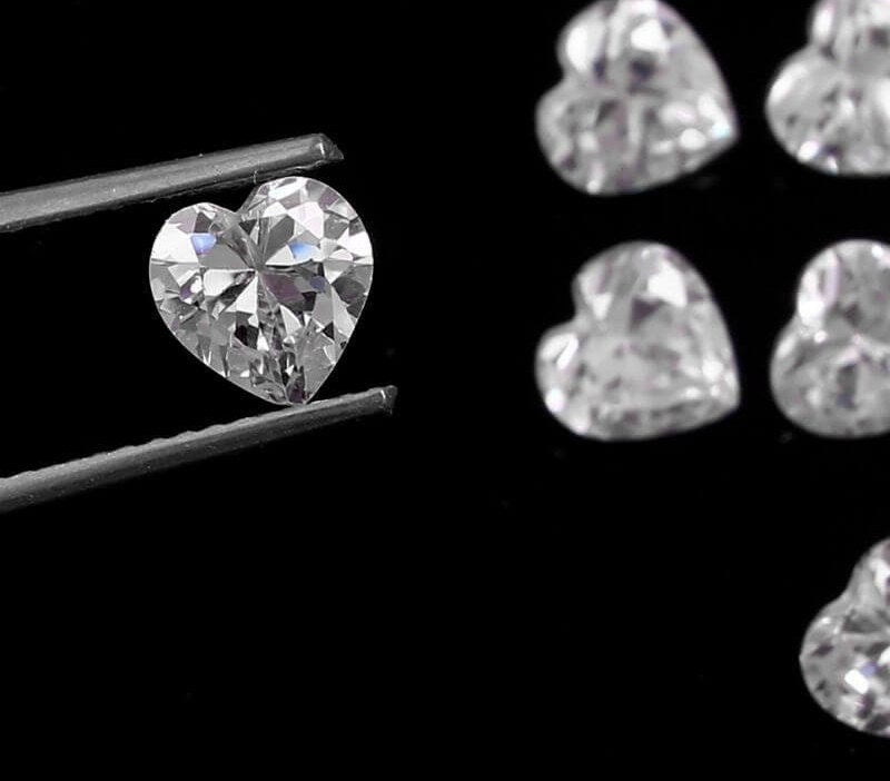 Heart Excellent Cut Loose Moissanite