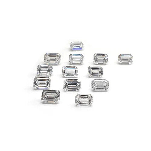 Emerald Cut Moissanite Diamond
