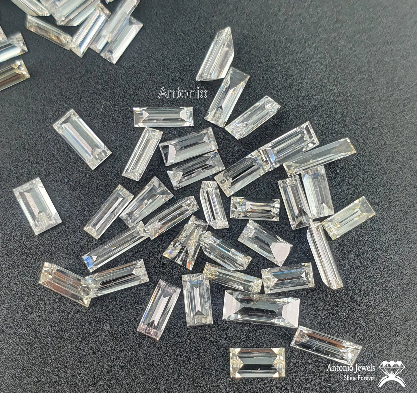 Loose Baguette Moissanite D Color