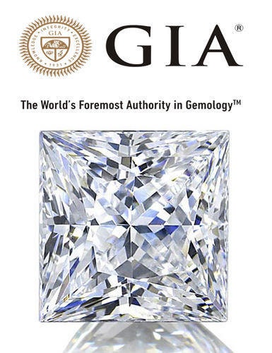 Princess Square Cut Moissanite Diamond