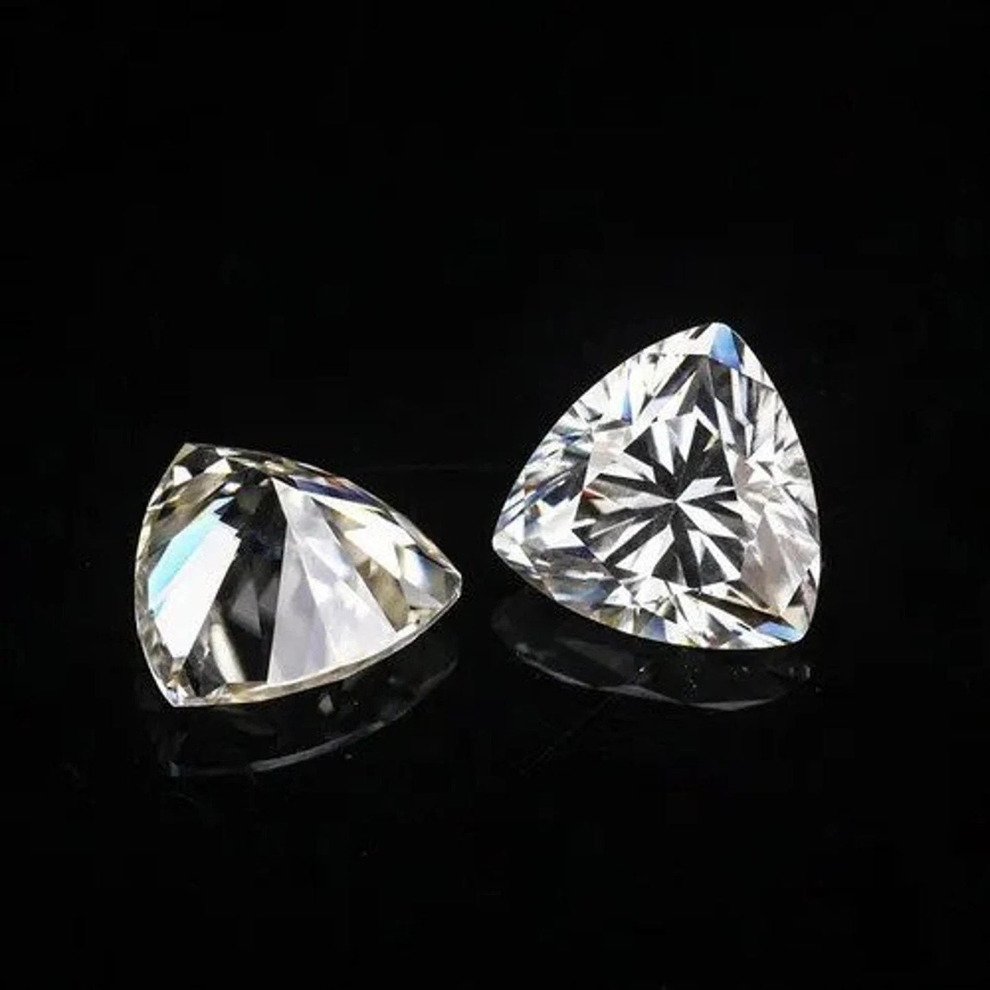 D Color Trillion Loose Moissanite