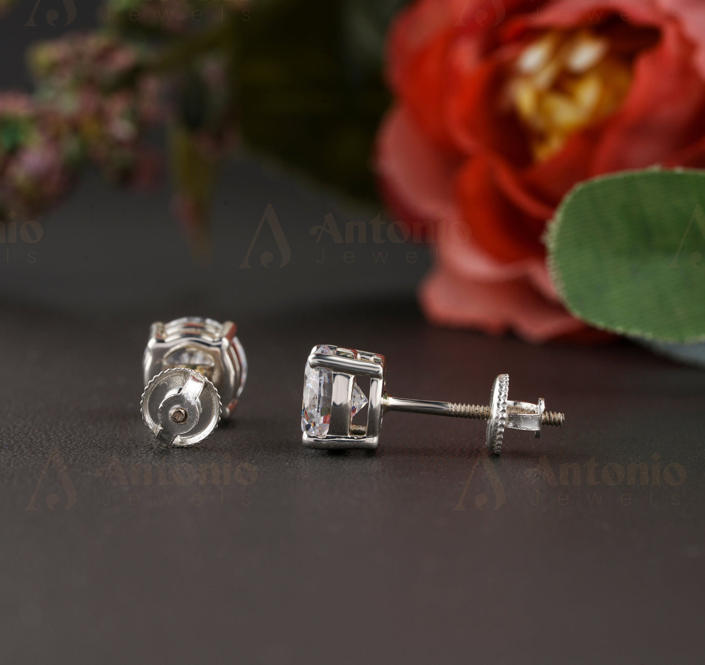 Moissanite Stud Earrings