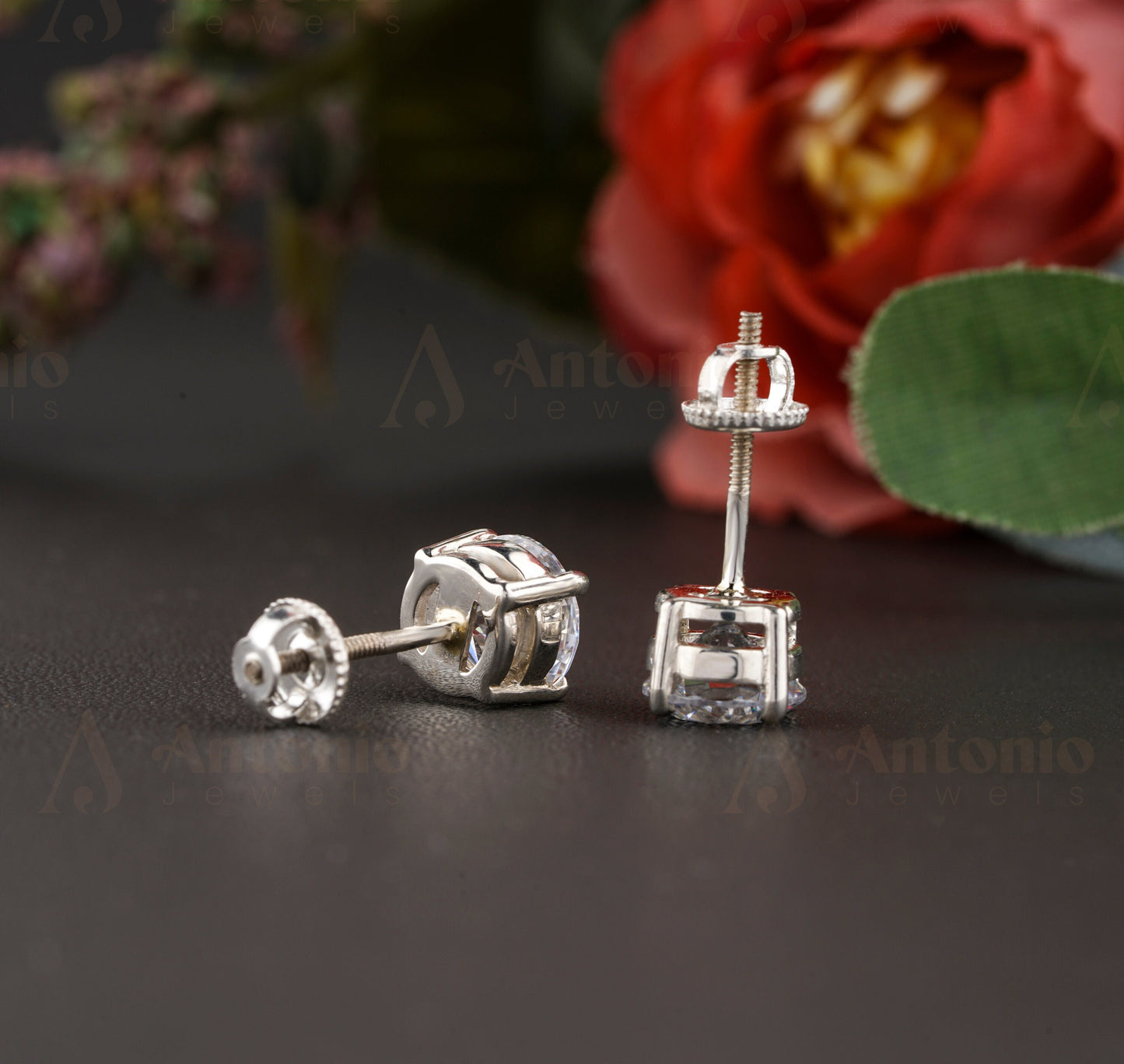 Moissanite Stud Earrings