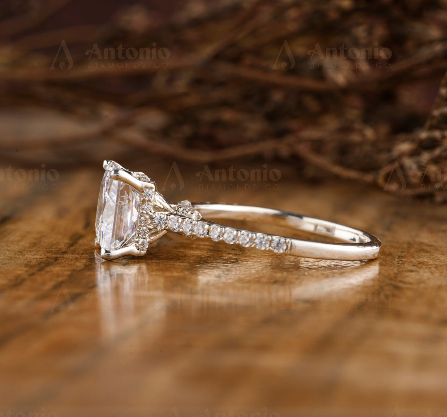 Princess Luxury Lab Grown Diamond Pave Ring
