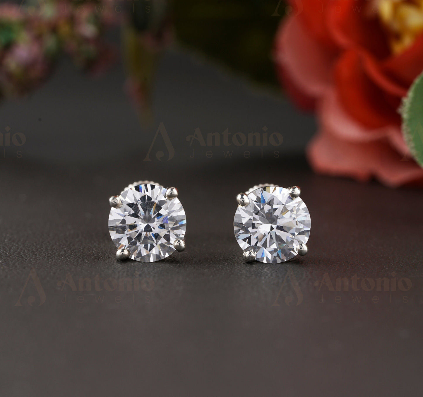 Moissanite Stud Earrings