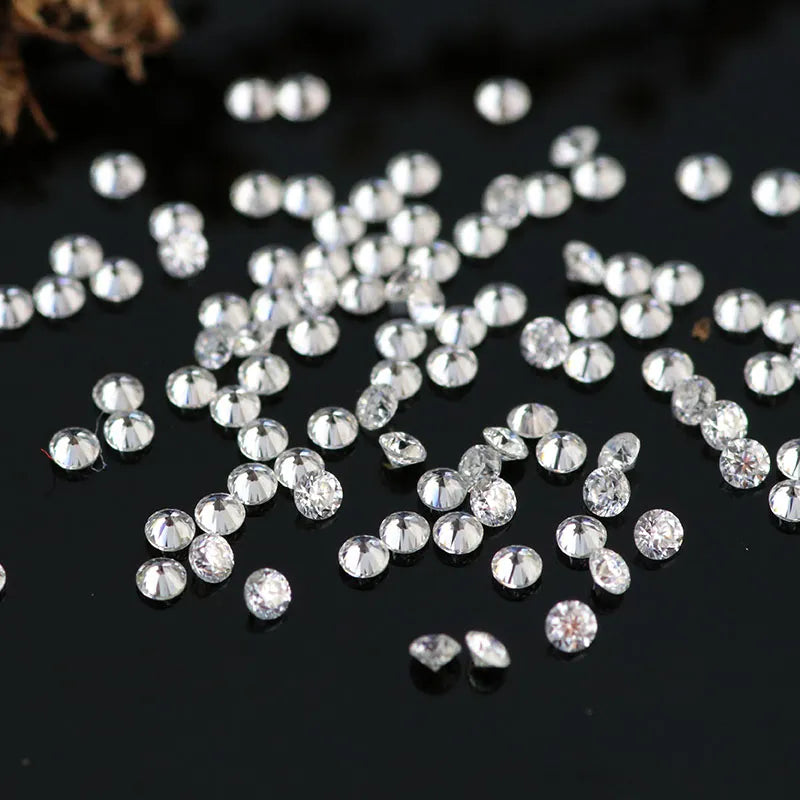 Small Round Brilliant Moissanite Diamonds