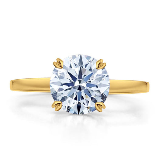 1.50CT Round Cut Moissanite Diamond Engagement Ring