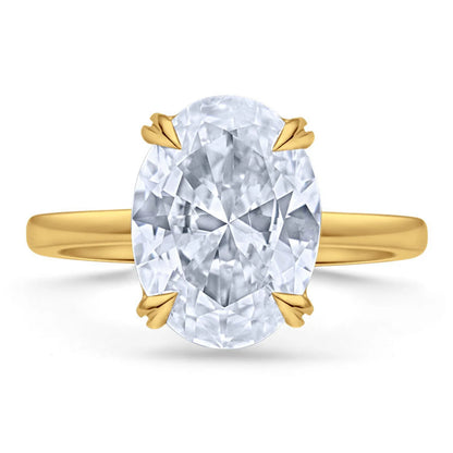 Oval Cut 1.5ct Delicate Moissanite Engagement Ring