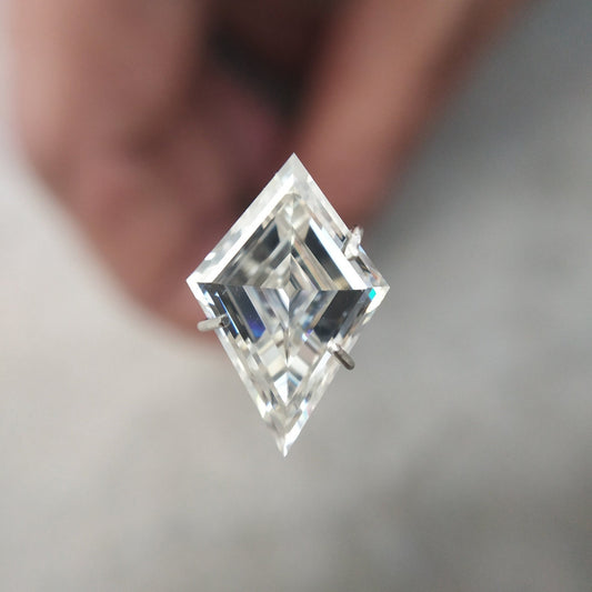 Lozenge cut loose Moissanite, Kite Shape Diamond, Lab Created Moissanite Gemstone VVS1/2 Clarity