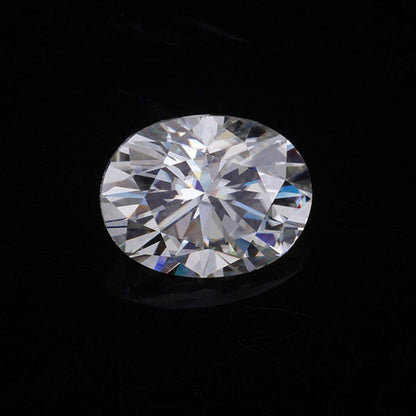 Oval Cut loose moissanite