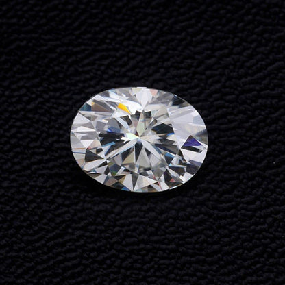 Oval Cut loose moissanite