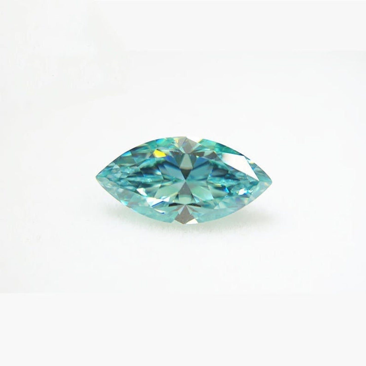 Blue Color Marquise Shape 0.50 To 7.00 Carat Loose Moissanite Diamond VVS1/2 clarity