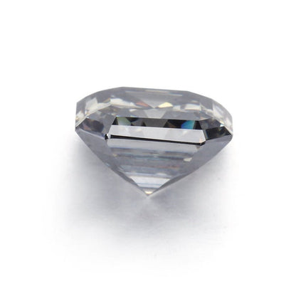 Grey Asscher Cut Moissanite, VVS1 Loose Moissanite, Color Moissanite Lot, Grey Colour Gemstone For Ring, Pendent, Earring