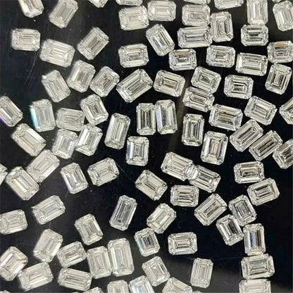 Loose Moissanite D/VVS1 Emerald Cut