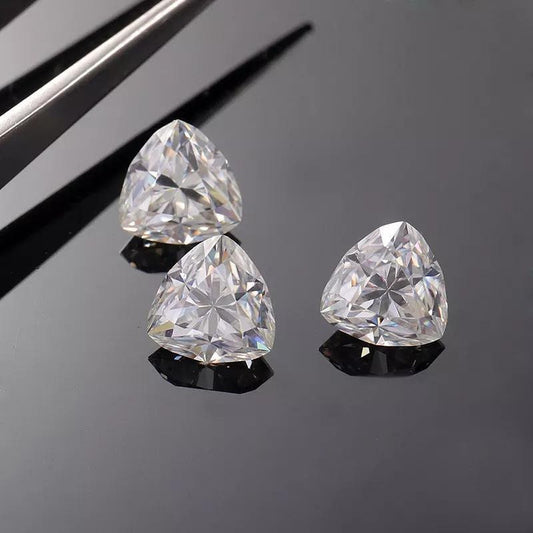 D Color Trillion Loose Moissanite, Moissanite Diamond VVS1, Excellent Cut, Wholesale Diamond