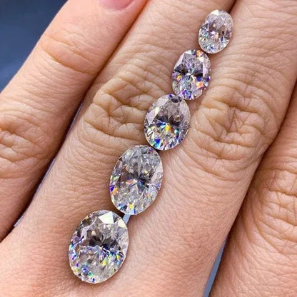 Oval Moissanite Stone