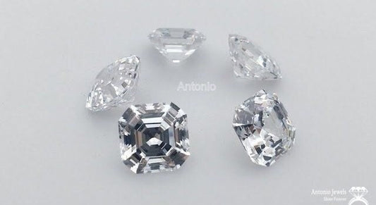 Asscher Cut Moissanite Diamond