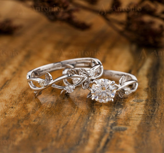 Dainty Twig Lab Grown Diamond Bridal Set