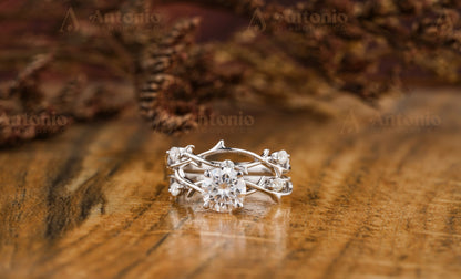 Branch Twig Lab Grown Bridal Set